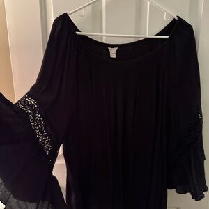 Cato’s Black gauze blouse, Size 18/20w